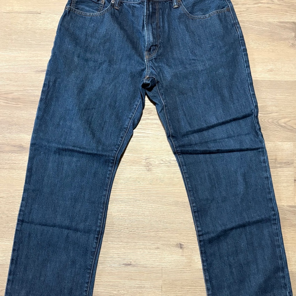 GAP Men's Standard Fit Straight Leg Jeans Dark Wash | Size 34x30